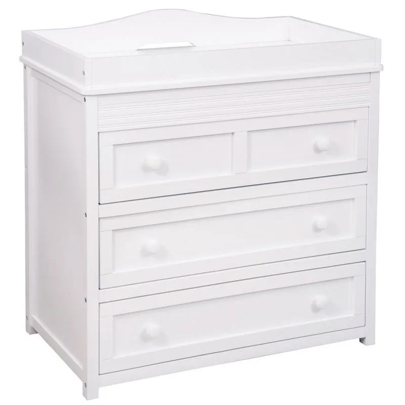 Leila II 3 Drawer Changing Table White