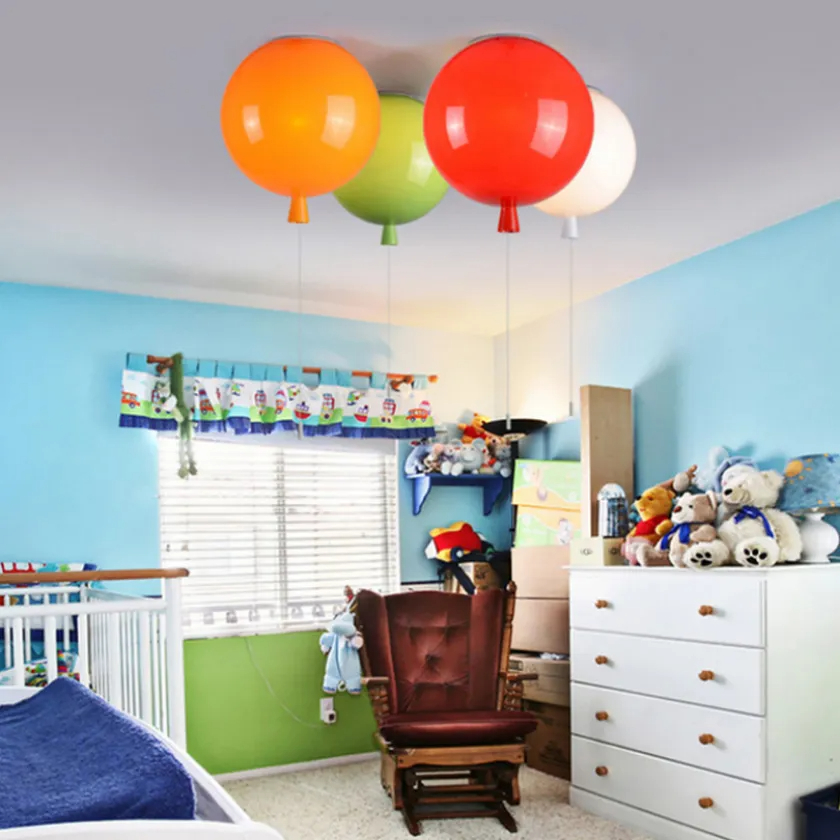Modern Balloon Ceiling Lights for Bedroom Kids Children Decoration Pendant Lamp Decoration School Shop Kindergarten Lighting