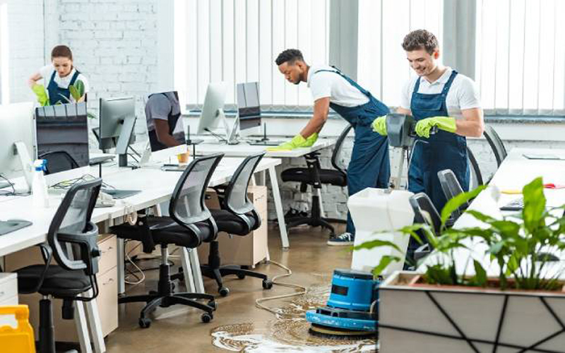 Skyward Building Services office cleaning